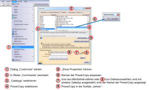 PowerCopy in Toolbar "ziehen"